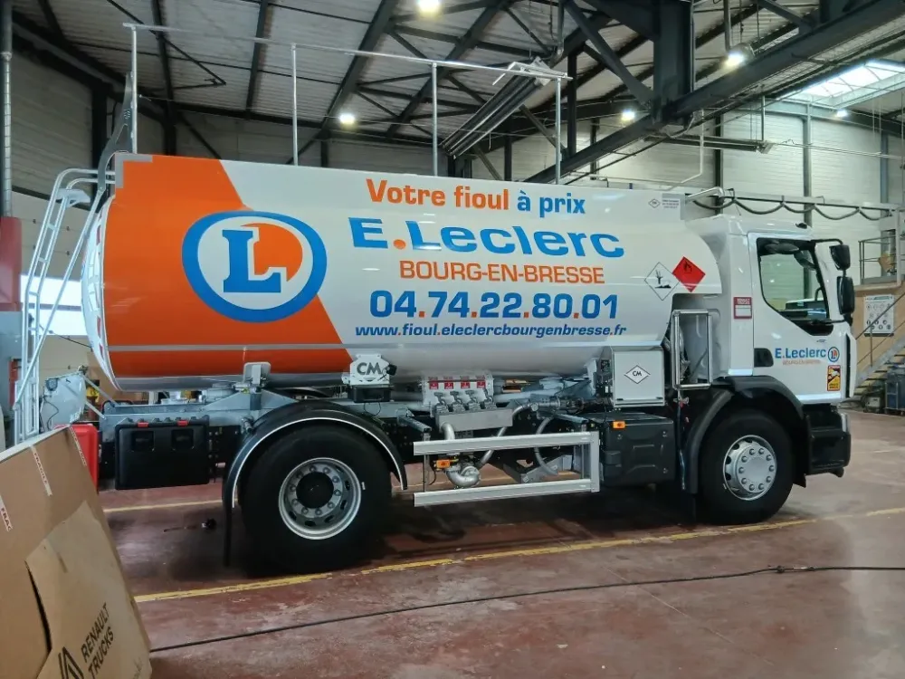 Flocage poids lourds à Bresse Vallons