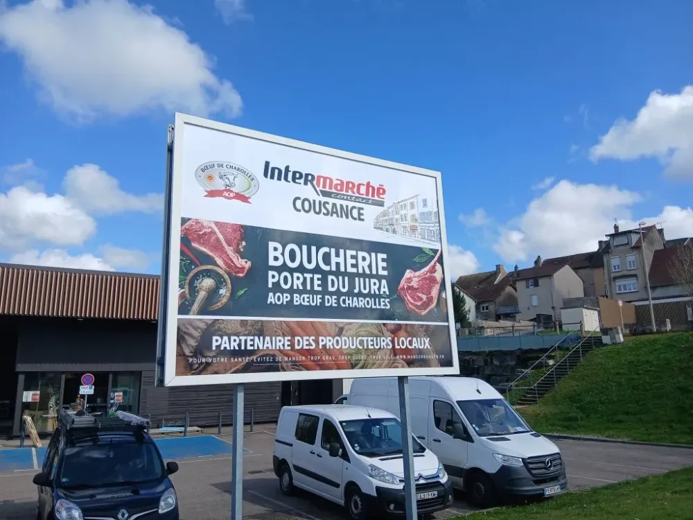 Panneaux publicitaires à Bresse Vallons